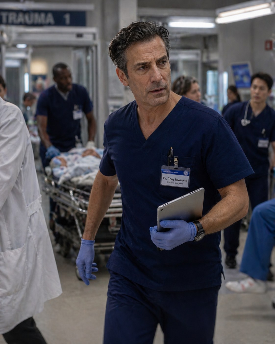 Officer Down fictional Tony Iavarone trauma media clip