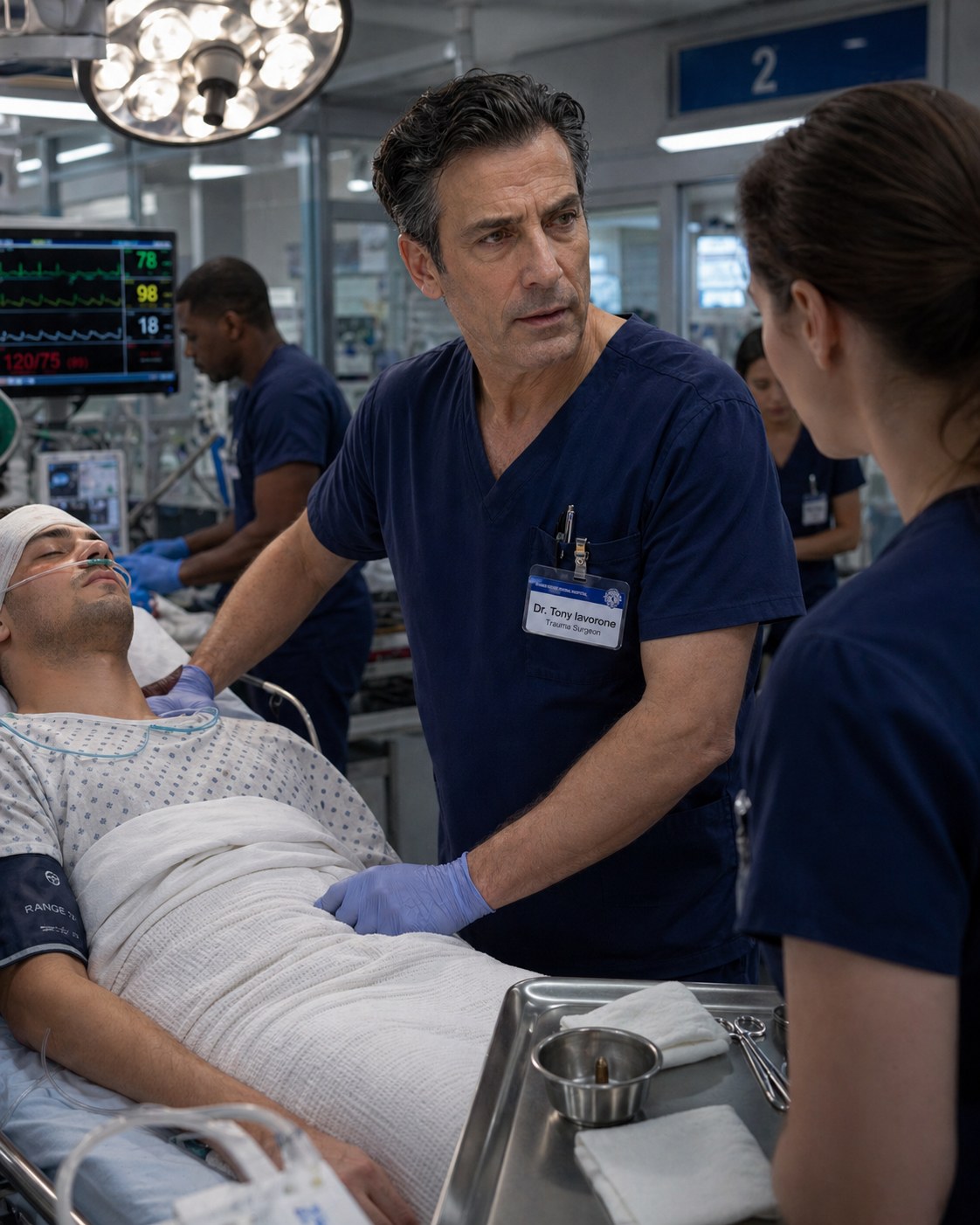 The Pier 8 Ambush fictional Tony Iavarone trauma media clip